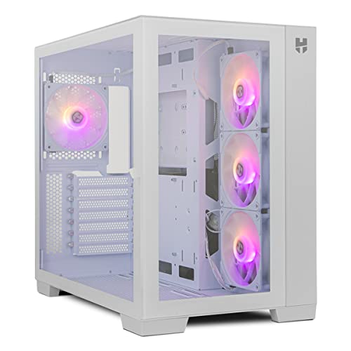 Nox Xtreme Products Astra- Semitorre Micro Atx;Atx, Laterale E Frontale In Vetro Temperato, Ventilatori Easylink Led Argb, Fino A 10 Ventole, Grafiche