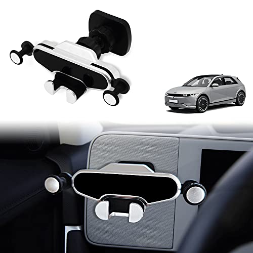 Bestevmod Per Ioniq5 Magnet Phone Mount Accessori,Personalizzato Ioniq 5 Phone Holder Mount,Supporto Magnetico Non Distruttivo Per Telefono Gravità Co