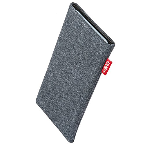 Fitbag Jive Grigio Per Apple Iphone 12 / Iphone 12 Pro/Iphone 13 / Iphone 13 Pro Custodia Per Cellulare In Tessuto Con Imbottitura In Microfibra | Mad