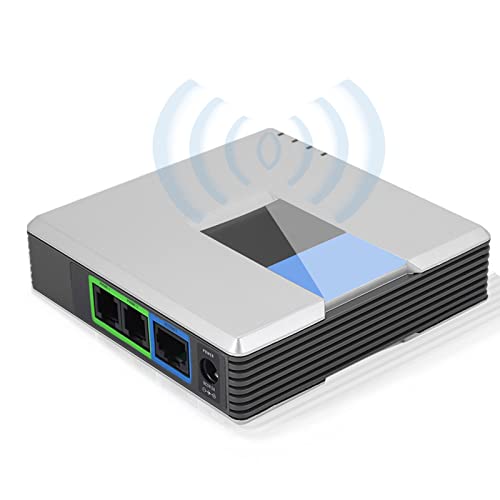Pap2T 2-Port Phone Adapter Voip Telephone Adapters Sip Cavo Rj11 Per Linksys Pap2T(Eu)