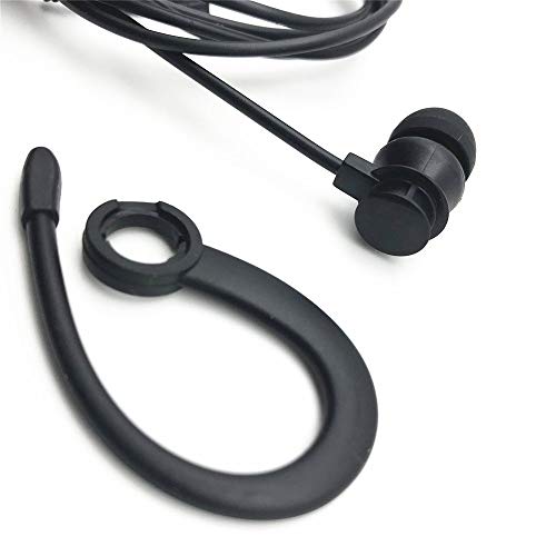Linhuipad Auricolari Con Un Lato Singolo, Stereo A Mono, Auricolari In-Ear Con Gancio Per Iphone, Smartphone Android, Lettori Mp3