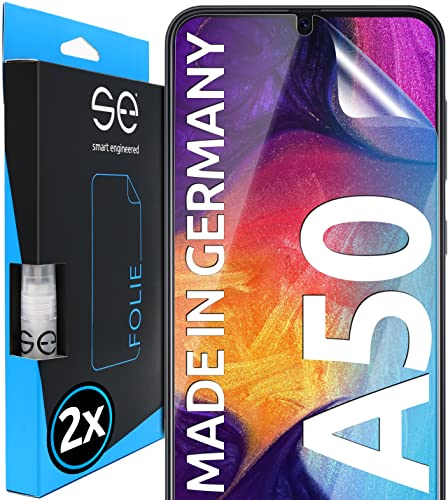 Smart Engineered 3D Pellicola Protettiva Per Schermo Per Samsung Galaxy A50 [2 Pezzi Transparente, Case-Friendly, Qualità Dell'Immagine Full Hd,Pellic
