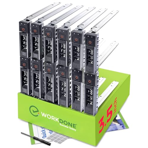 Workdone Confez. 12 - Caddy Disco Rigido 3,5" - Compatibile Con Server Dell Poweredge Di 14-15A Generazione Selezionati - Manuale Di Installazione - E