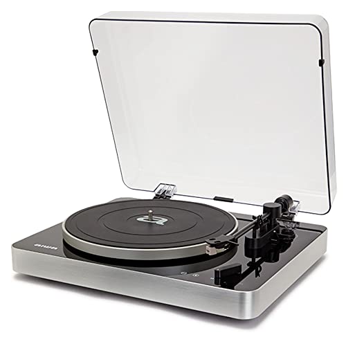 Aiwa - Apx-790Bt/Bk Giradischi A 2 Velocità, Piatto Metallico, Velocità Arresto/Rotazione Automatica, Alimentazione Incorporata, Braccio Bilanciato, C