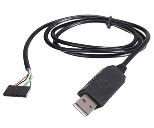 Tecnoiot 6Pin Ftdi Ft232Rl Usb To Serial Adapter Module Usb To Ttl Rs232 Cable