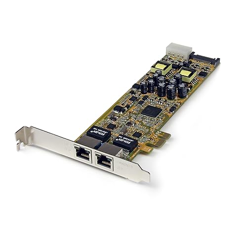 Startech.Com Scheda Di Rete Pci Express Gigabit Ethernet A Doppia Porta, 2 Porte Pcie Nic 10/100/100 Adattatore Per Server Con Poe Pse (St2000Pexpse)