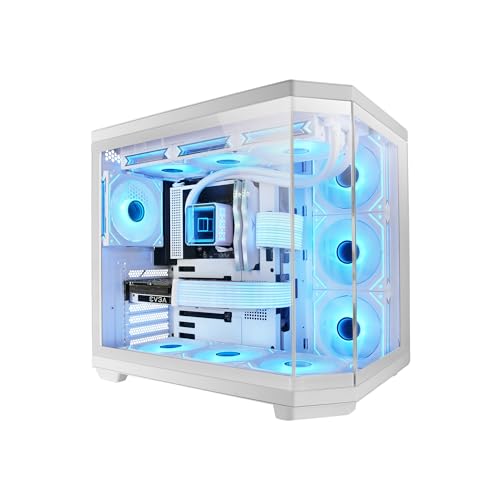 Mars Gaming Mc-3Tcore, Gaming Custom Atx, Tripla Finestra Vetro Temperato Rimovibile, Doppia Fotocamera, Backplane Compatibile Con Connettore Inverso