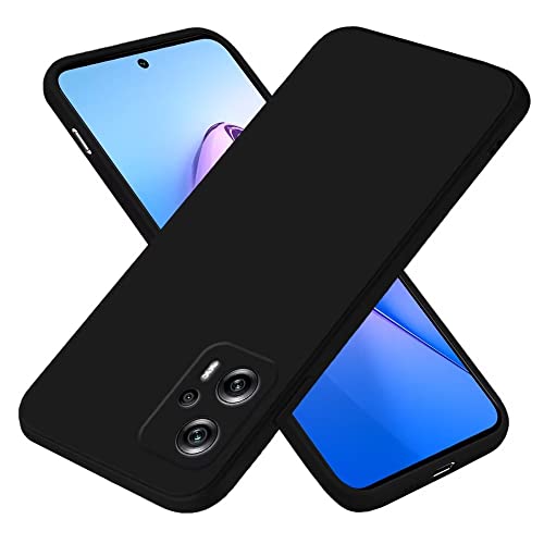 Eassgu Custodia Per Poco X4 Gt (6.6" Inches), Cover Morbida In Silicone Tpu - Nero
