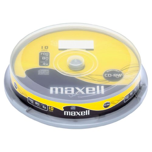 Maxell Cd-Rw 80 - Confezione Da 10