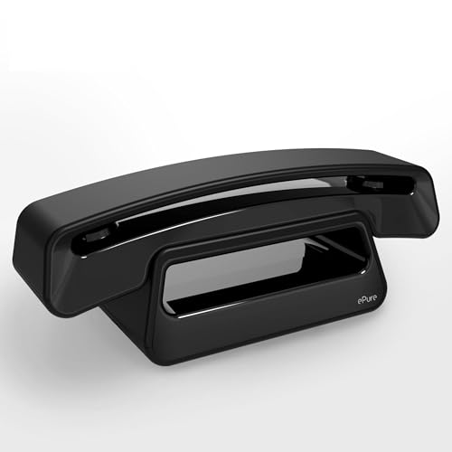 Alcatel Epure Iconic Nero - Telefono Cordless Dect Di Design, Facile Da Usare, Blocco Delle Chiamate Indesiderate, Vivavoce