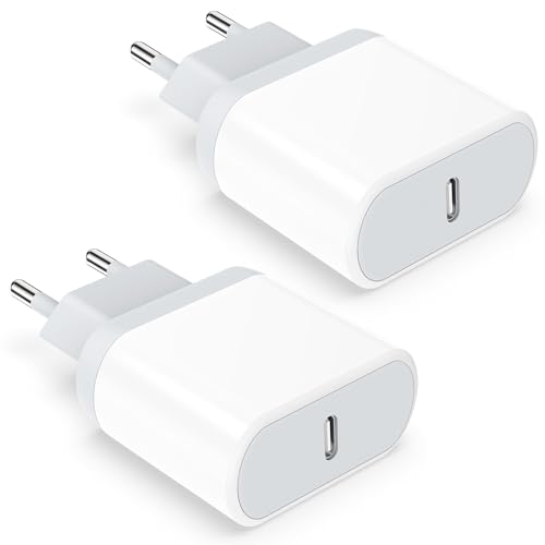 Caricatore Usb C, 2-Pack Presa Per Iphone 15/15 Pro/15 Pro Max/15 Plus/14/13/12/11/Xs/Xs Max/Xr/8, Lynban 20W Spina Rapido Charger Spinotto Caricabatt