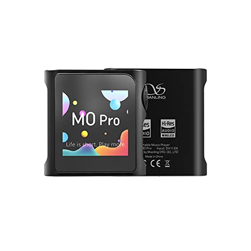 Shanling M0 Pro Portable High-Res Music Player Con Bluetooth 5.0 E Funzione Dac (Nero)
