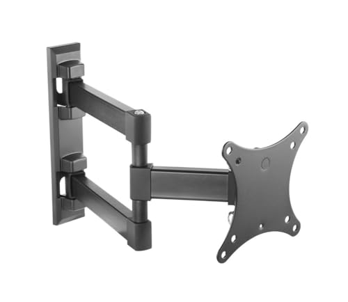 K Kairos Home By Munari Supporto Da Parete Per Tv Fino A 32”, Staffa Tv Con Braccio Orientabile E Inclinabile, Max Vesa 75-100, Portata 20 Kg