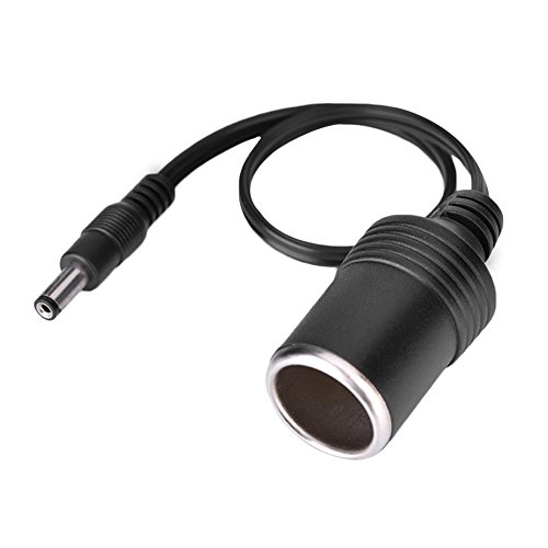 Annadue Cavo Di Alimentazione Per Accendisigari, Car Cigarette Lighter Female Socket To Dc 5.5Mm X 2.1Mm Female Plug Jack Adapter, Per 1~24 V Devices