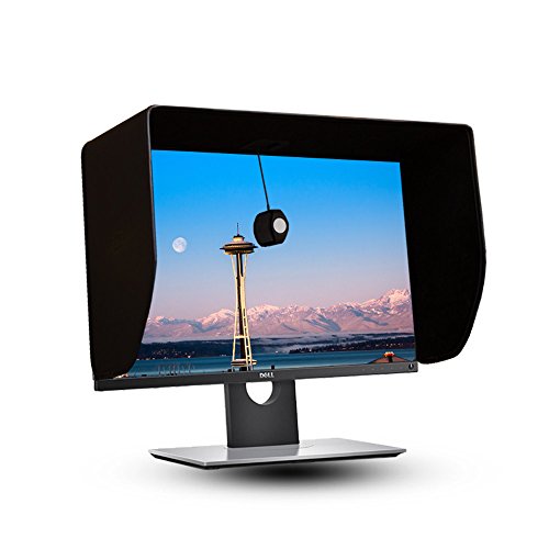 Ilooker-25P 25&24 Inch Thick Frame Lcd Led Video Monitor Hood Sunshade Sunhood For Dell Hp Viewsonic Philips Samsung Lg Eizo Nec Asus Acer Benq Aoc Le