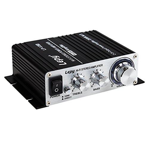 Lepy Lp-V3S Piccolo Amplificatore Hifi Per Auto,Pc, Casa ,Iphone+ Alimentatore 5A Eu