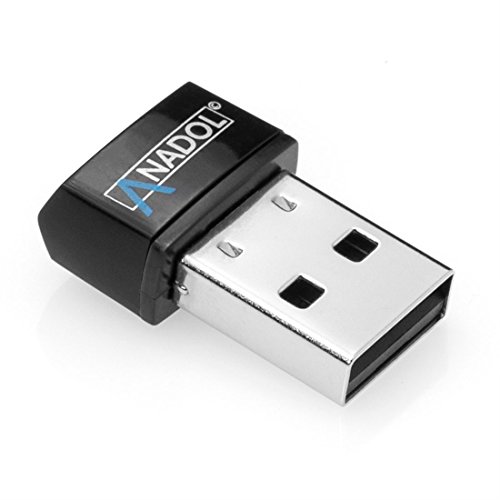 Anadol, Dispositivo Usb Gold Line Wifi Awl150 Micro, 150Mbit/S, Di Colore Nero, Adatto Per Openatv Enigma 2, Gigablue, Vu+, Octagon, Skybox, Openbox,