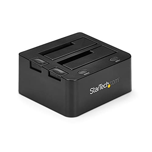 Startech.Com Docking Station Usb 3.0 Per Doppio Hard Disk Ssd/Hdd Sata Con Uasp, Docking Station Disco Rigido 2.5" / 3.5"- 6.4 Cm / 8.9 Cm