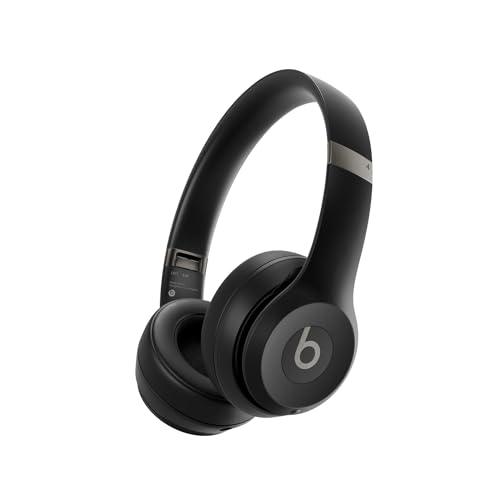 Beats Solo 4 - Cuffie Wireless Bluetooth On-Ear, Compatibili Con Apple E Android, Fino A 50 Ore Di Autonomia - Nero Opaco