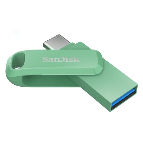 Sandisk 128Gb Ultra Dual Drive Go, Unità Flash Usb Type-C Con Connettori Usb Reversibili Di Tipo C E Tipo A, Fino A 400 Mb/S Per Smartphone, Tablet, M