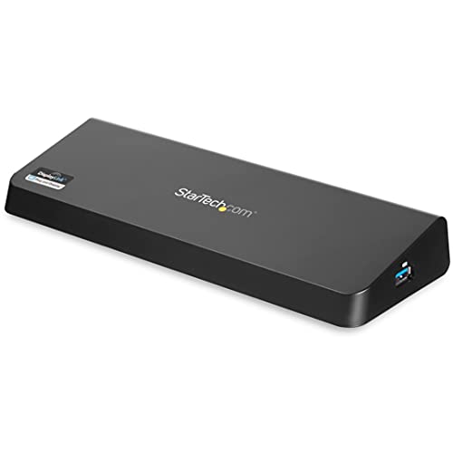 Startech.Com Docking Station Universale Usb 3.0 A Doppio Monitor Hdmi E Displayport 4K - Docking Station Usb 3.0 A Hdmi E Dp, 4X Usb-A, Ethernet - Doc