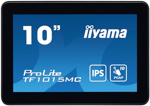 Iiyama Tft Tf1015Mc 25.7Cm Mtouch Ei 10.1/1280X800/10-Punkt/Hdmi/Dp/Vga/