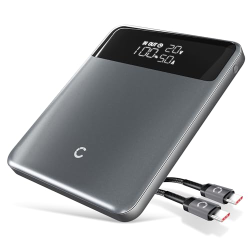 Cellonic Power Bank Usb-C 20000 Mah – High Speed 100 W – Power Bank – Usb C & Usb A – Adatto Per Aeromobili – Macbook, Iphone, Switch E Molto Altro An