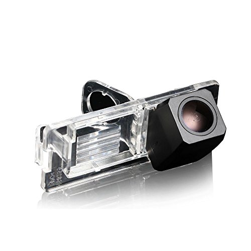 Navinio Colore Telecamera Di Retrovisione Con Linee Di Griglia Come Luce Targa, Sensore Di Parcheggio Nero Replacement For Renault Fluence Duster Lati