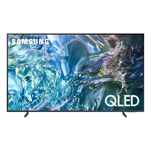Samsung Smart Tv 55" Qe55Q60Dauxzt Qled 4K, Upscaling 4K, Processore Quantum 4K Lite, Airslim Design, Dvbt-2, Q-Symphony & Ots Lite, Gaming Hub, Titan
