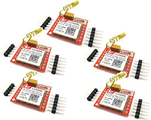 5Pcs Sim800L Gprs Gsm Module Pcb Antenna Sim Board Quad Band