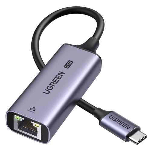 Ugreen Adattatore Ethernet Usb C 2.5G Adattatore Di Rete A Rj45 In Alluminio Compatibile Con Iphone 15 Plus Pro Max Macbook Pro 2023 Air M2 Ipad Pro A