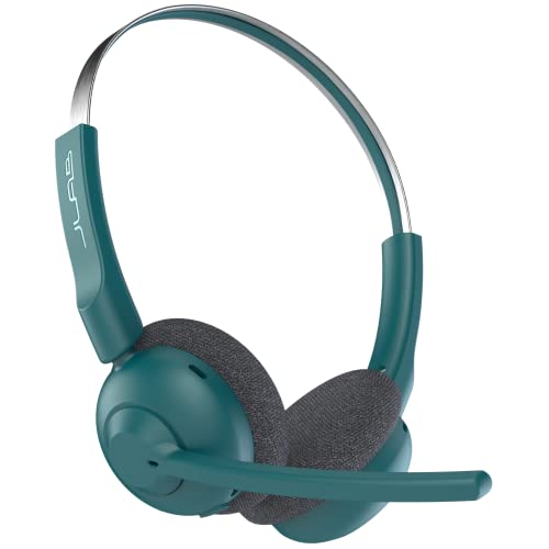 Jlab Go Work Pop Cuffie Bluetooth Con Microfono Senza Filo - Cuffie Da Pc E Lavoro Con 50 Ore Di Riproduzione, Wireless Headset Bluetooth, Connessione