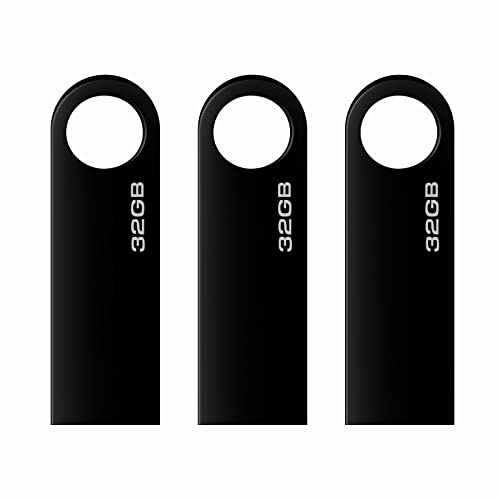 Chiavetta Usb 32 Gb, 3 Pezzi Mini Pen Drive 32 Giga Portatile Usb Key Pennetta Usb 32Gb Per Pc, Laptop, Ecc (32Gb * 3Pcs)