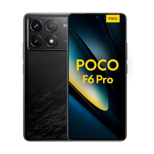 Xiaomi Poco F6 Pro Smartphone 12Gb+512Gb, Snapdragon® 8 Gen 2, 120W Hyper-Fast Charging, 5000Mah, Black