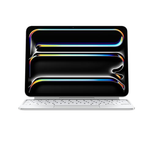 Apple Magic Keyboard Per Ipad Pro 11" (M4), Comodissima Per Scrivere, Trackpad Integrato, Tasti Funzione, Italiano - Bianco