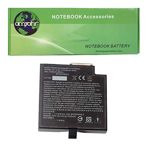 Amsahr 10.8 V 8100 Mah 88 Wh Batteria Di Ricambio Per Getac Bp3S3P2900/B300/B300 X Con Mini Mouse Ottico