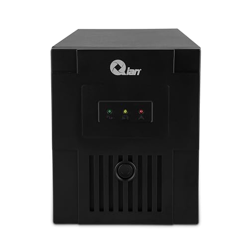 Qian Gruppo Di Continuità Ups Line 1000Va Torre Mini Compatta Carica Rapida Protettore Di Sovratensione 600W Potenza In Uscita 220/230 Vca 3 Prese Sch