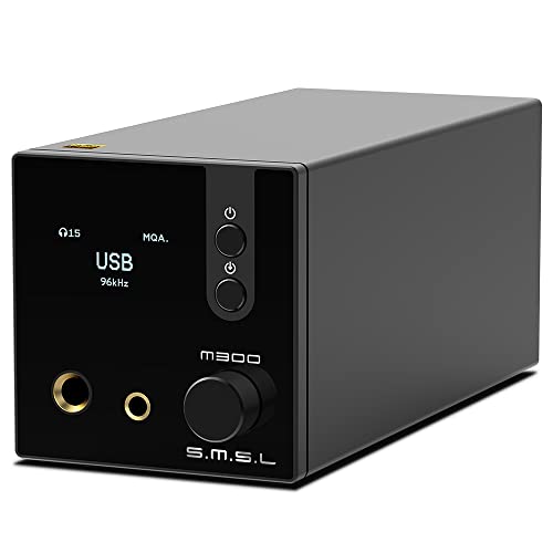 Smsl M300Se(Aggiornato),Due Cs43131 Chip Mqa Audio Decoder,Amplificatore Auricolare,Pcm768Khz/32Bit Dsd256,Dop64,5 Filtri Pcm,Terza Generazione Xmos,T