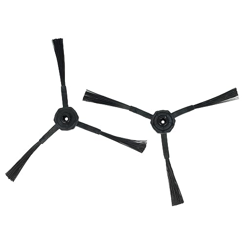 Vhbw 2X Spazzola Laterale Compatibile Con Ariete Briciola 2712, 2711, 2717 Robot Aspirapolvere - Set Spazzole, Nero