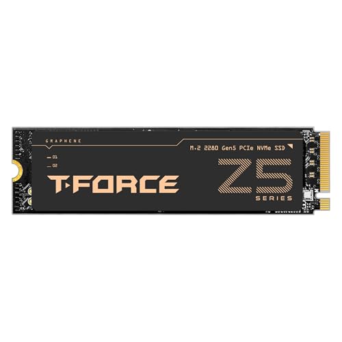 Teamgroup T-Force Z540 2Tb Dram Slc Cache 3D Tlc Nand Nvme Phison E26 Pcie Gen5X4 M.2 2280 Gaming Ssd Con Dissipatore Di Calore In Grafene Ultra Sotti