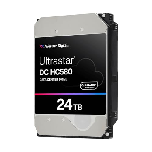 Wd Ultrastar Dc Hc580 Wuh722424Ale6L4 - Disco Rigido - 24 Tb - Interno - 3.5" (8.9 Cm) - Sata 6Gb/S - 7200 Rpm - Buffer: 512 Mb
