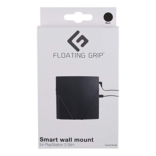 Floating Grip Ps3 Slim Wall Mount By Compatible®, Black