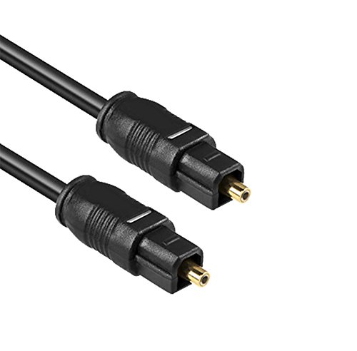 Qicheng&Lys Cavo Audio Ottico Digitale Spdif Toslink, Cavo Audio Ottico (10M)
