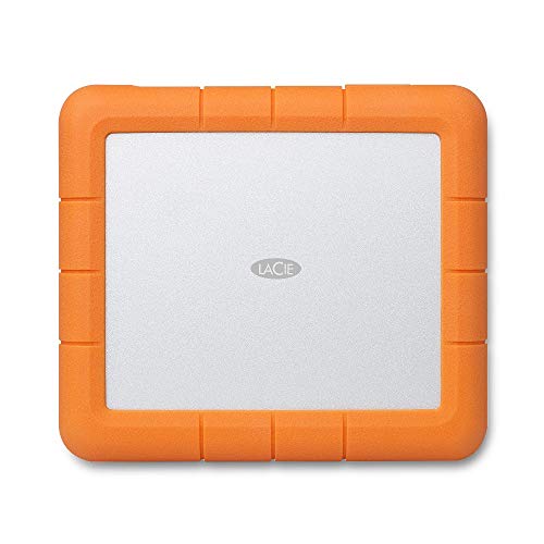 Lacie Rugged Raid Shuttle, 8Tb, Hard Disk Esterno Portatile Hdd - Usb-C Compatibile, Drop Shock Polvere Resistente All'Acqua, Per Mac E Pc, 3 Anni Res
