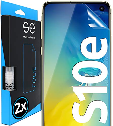 Smart Engineered 3D Pellicola Protettiva Per Schermo Per Samsung Galaxy S10E [2 Pezzi Transparente, Case-Friendly, Qualità Dell'Immagine Full Hd,Pelli