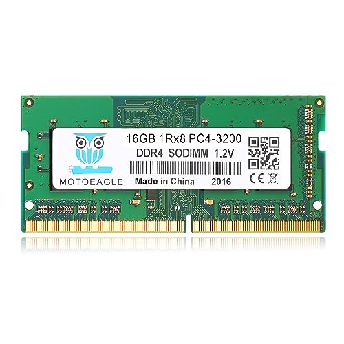 Memoria Ram 16 Gb 1Rx8 Ddr4 3200 Mhz Sodimm Pc4-25600 (Pc4-3200Aa) Cl22 Non-Ecc Laptop Ram
