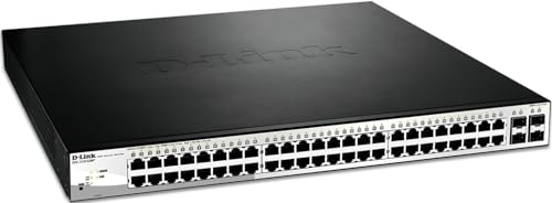 D-Link Dgs-1210-52Mp Smart Switch Gestito, 52 Porte Gigabit, Poe+