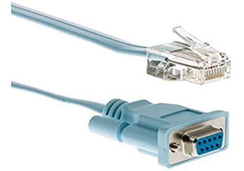 Cisco - Cavo Per Console Da Rj-45 A Db9F, 1,8 Metri, Compatibile Con I Router Cisco Serie 600, 800, 1600 E 1700, Garanzia Limitata Di 90 Giorni (Cab-C