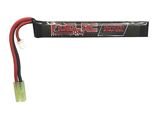 Batteria Per Fucile Softair Li-Po 7,4V 1500 Mah 25C Stick (Tubo M4)- Fuel Rc Fl-7.4X1500