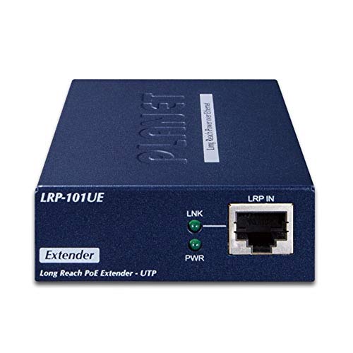 Planet Lrp-101U-Kit - 1-Port Long Reach Poe Over Coax Extender Kit, (Lrp-101Uh + Lrp-101Ue)